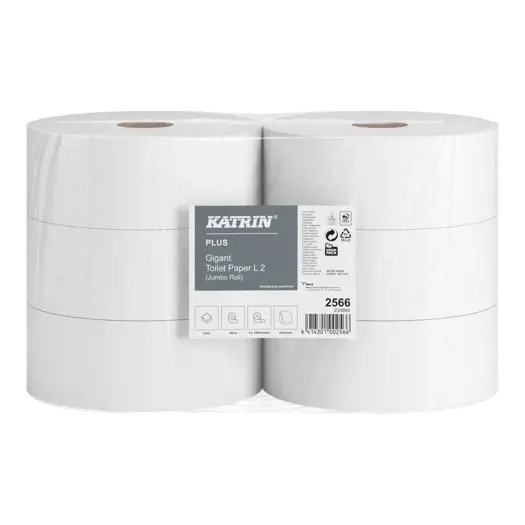 TP Jumbo 2vr. 280mm celulóza Katrin - Papírová hygiena Toaletní papír do zásobníků 2 vrstvý